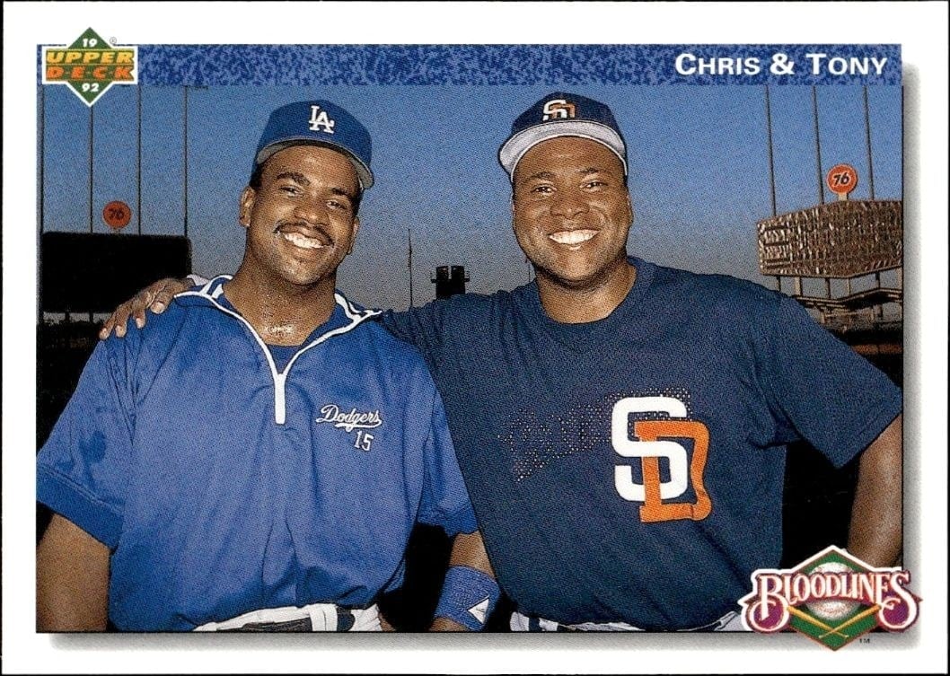 Chris Gwynn 1992 Upper Deck #83 Baseball Trading Card - Front 1992 Upper Deck Chris Gwynn #83 baseball trading card front
