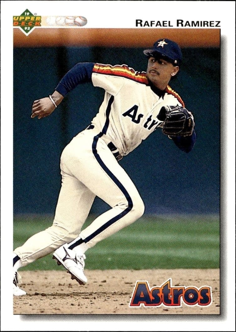 1992 Upper-Deck Rafael Ramirez #582 trading card