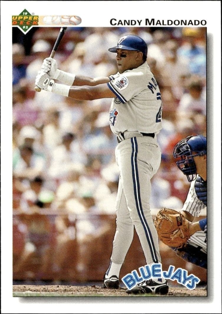 1992 Upper-Deck Candy Maldonado #393 trading card