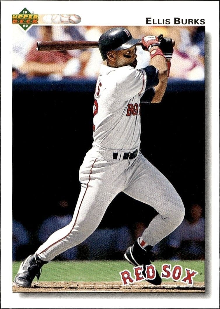 Ellis Burks 1992 Upper Deck #525 Baseball Trading Card - Front 1992 Upper Deck Ellis Burks #525 baseball trading card front