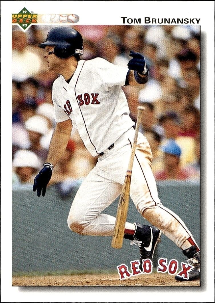 Tom Brunansky 1992 Upper Deck #543 Baseball Trading Card - Front 1992 Upper Deck Tom Brunansky #543 baseball trading card front