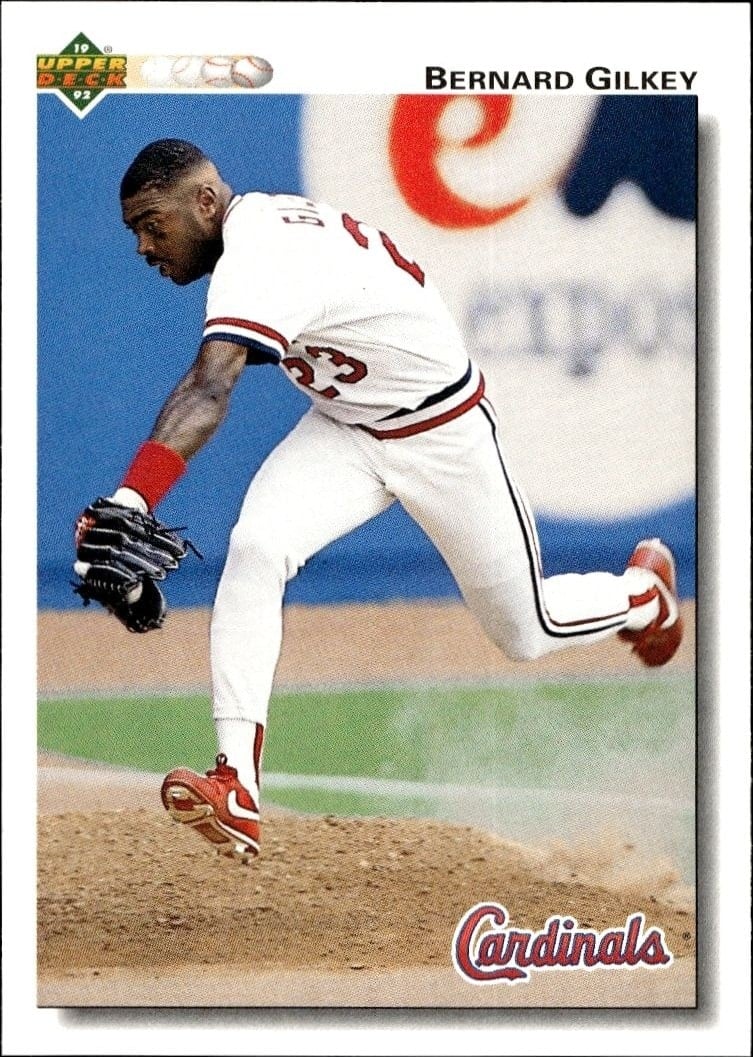 1992 Upper-Deck Bernard Gilkey #552 trading card