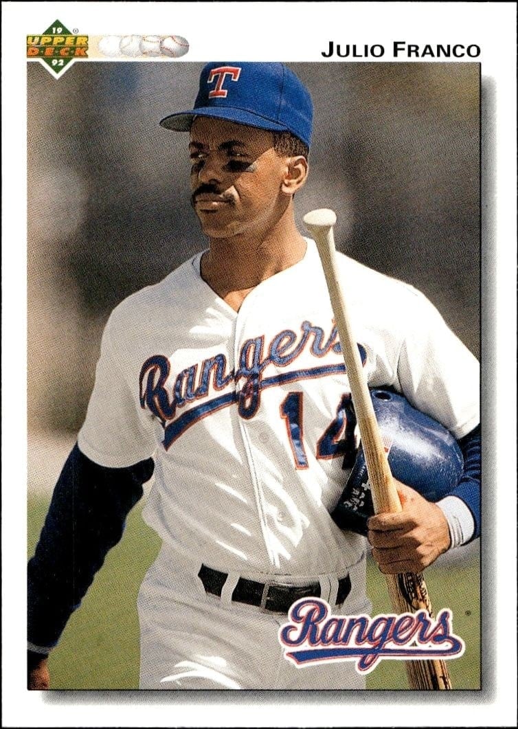 1992 Upper-Deck Julio Franco #241 trading card