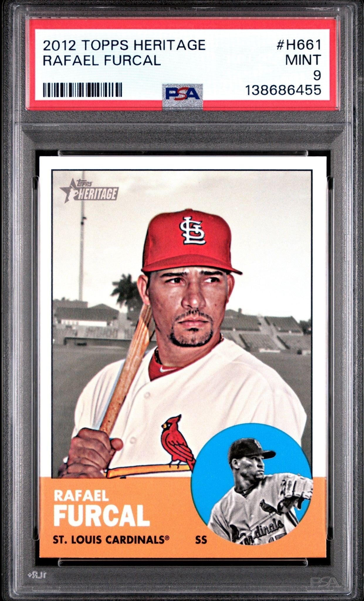 2012 Topps Heritage Rafael Furcal #H661 trading card