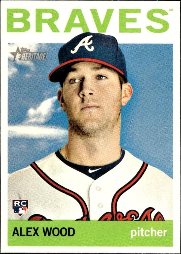 2013 Topps Heritage High Number Alex Wood #H577 trading card