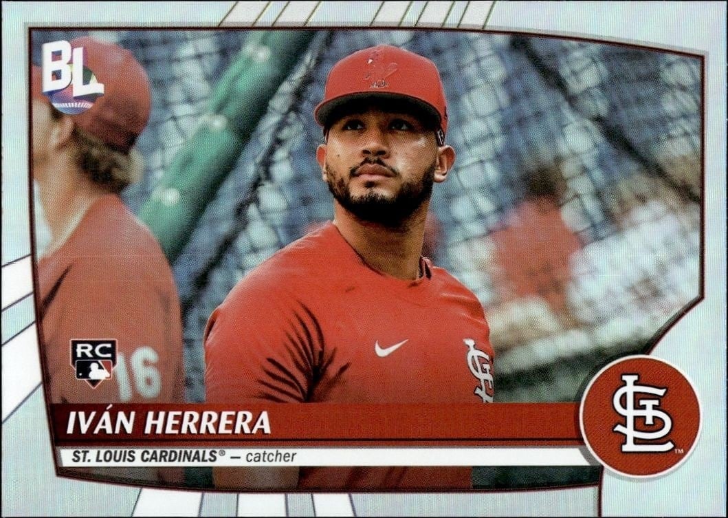 Ivan Herrera 2023 Topps Big League #215 Baseball Trading Card - Front 2023 Topps Big League Ivan Herrera #215 baseball trading card front