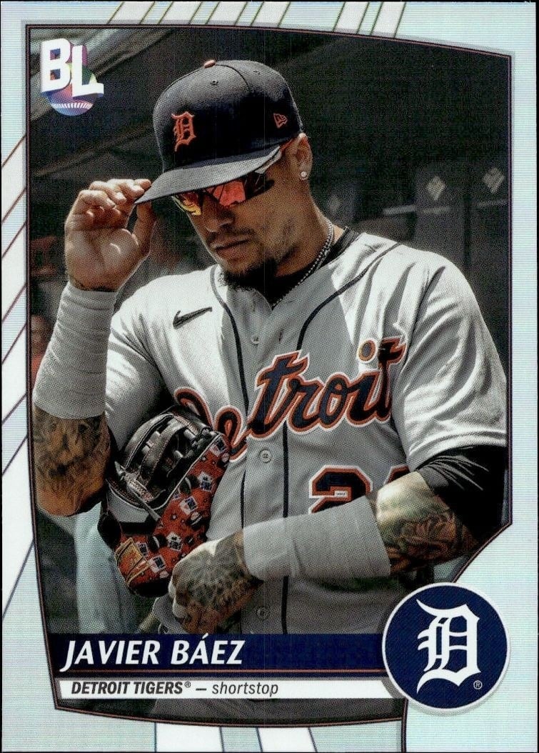 Javier Baez 2023 Topps Big League #235 Baseball Trading Card - Front 2023 Topps Big League Javier Baez #235 baseball trading card front