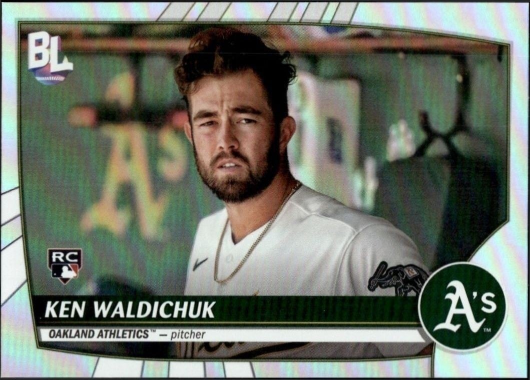 Ken Waldichuk 2023 Topps Big League #214 Baseball Trading Card - Front 2023 Topps Big League Ken Waldichuk #214 baseball trading card front