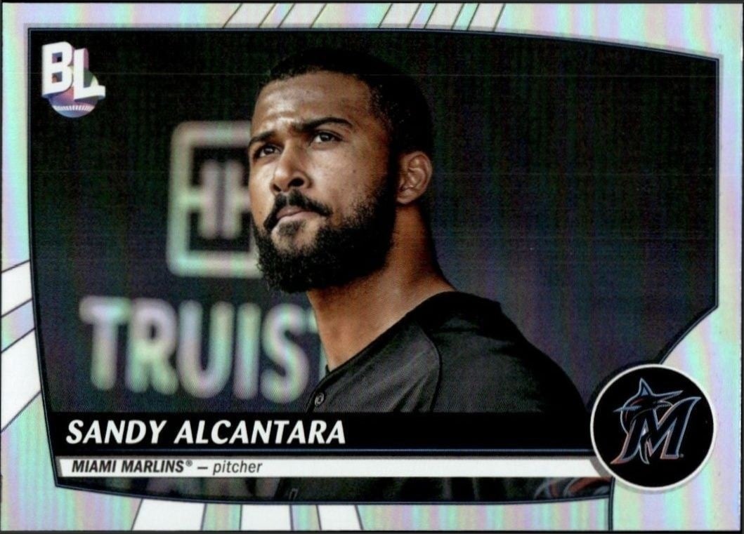 Sandy Alcantara 2023 Topps Big League #219 Baseball Trading Card - Front 2023 Topps Big League Sandy Alcantara #219 baseball trading card front