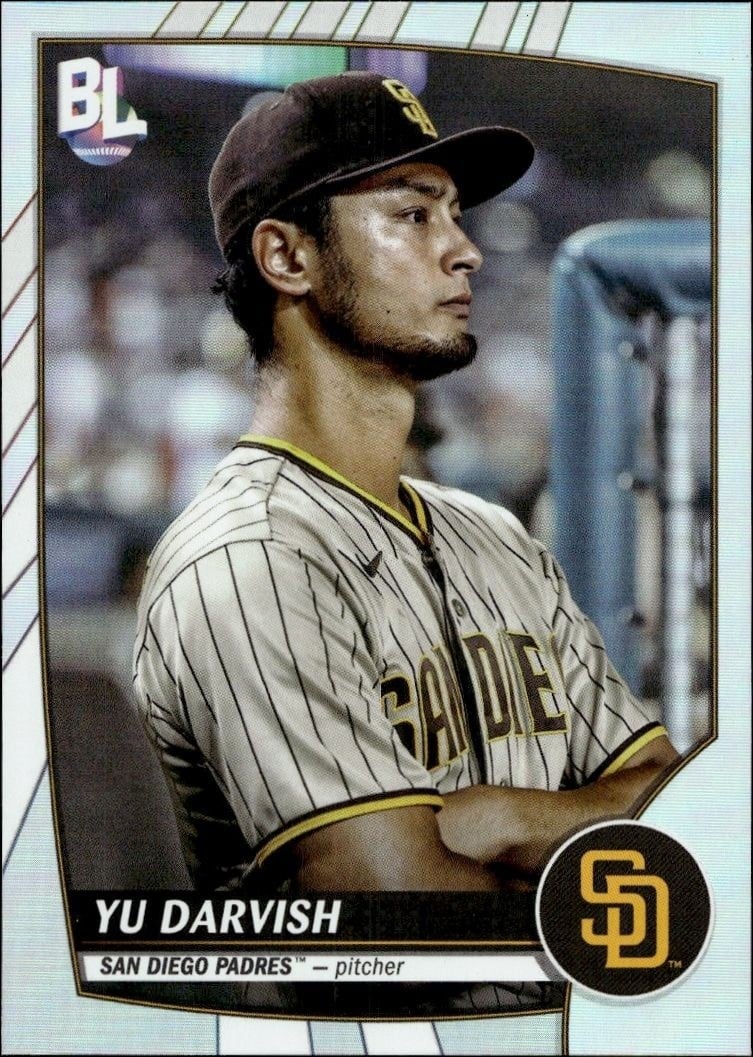Yu Darvish 2023 Topps Big League #243 Baseball Trading Card - Front 2023 Topps Big League Yu Darvish #243 baseball trading card front