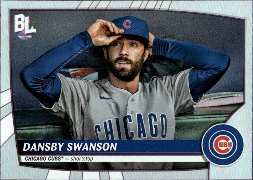 Dansby Swanson 2023 Topps Big League #232 Baseball Trading Card - Front 2023 Topps Big League Dansby Swanson #232 baseball trading card front