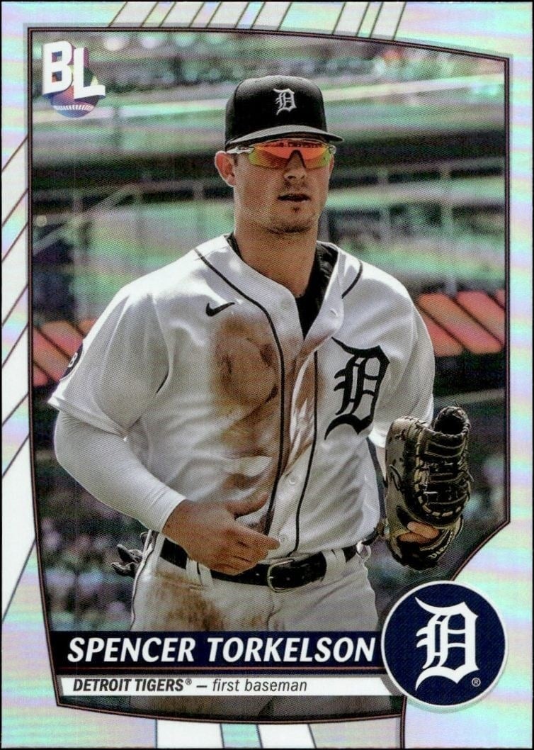 Spencer Torkelson 2023 Topps Big League #228 Baseball Trading Card - Front 2023 Topps Big League Spencer Torkelson #228 baseball trading card front