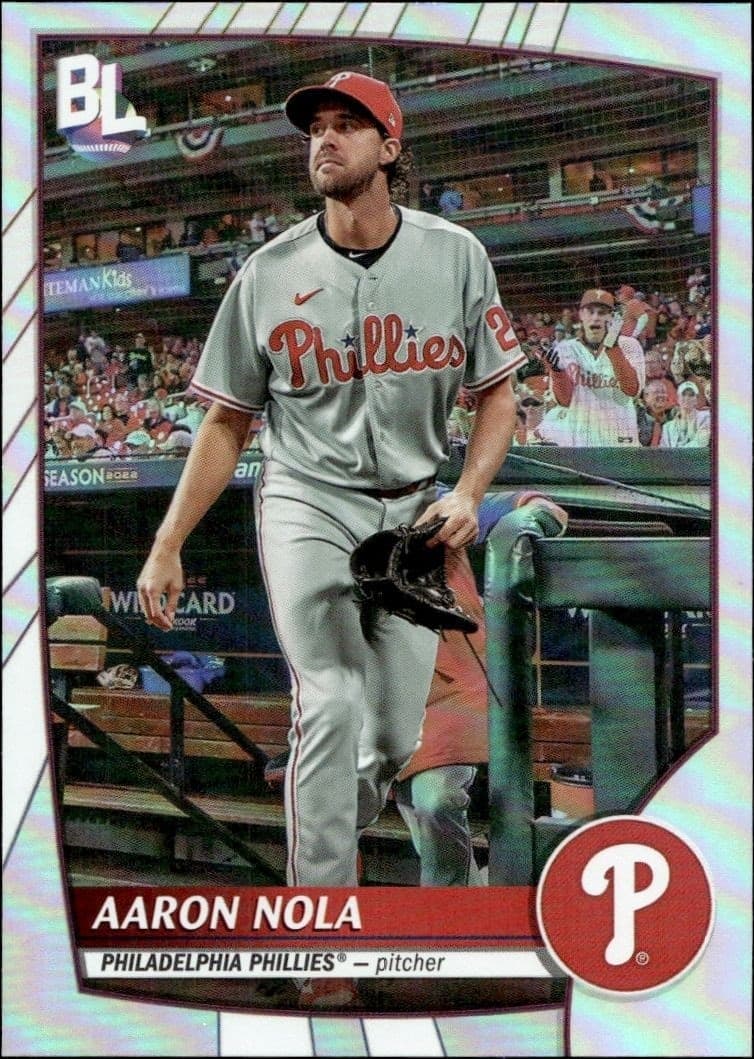 2023 Topps Big League Aaron Nola #244 trading card