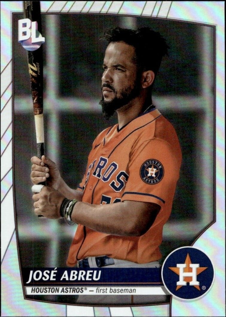 Jose Abreu 2023 Topps Big League #217 Baseball Trading Card - Front 2023 Topps Big League Jose Abreu #217 baseball trading card front