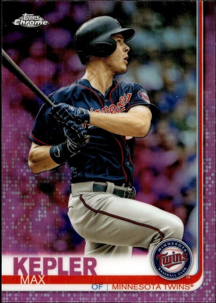 Max Kepler 2019 Topps Chrome #67 Baseball Trading Card - Front 2019 Topps Chrome Max Kepler #67 baseball trading card front