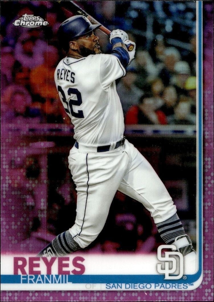 2019 Topps Chrome Franmil Reyes #92 trading card