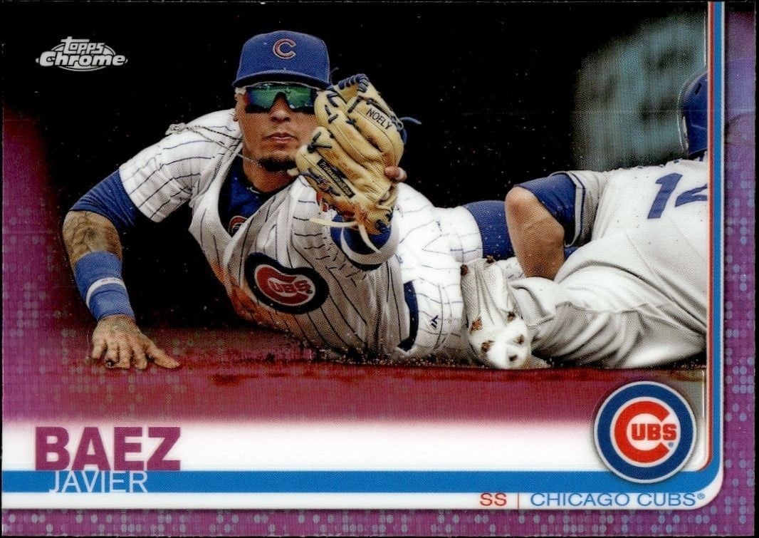 2019 Topps Chrome Javier Baez #48 trading card