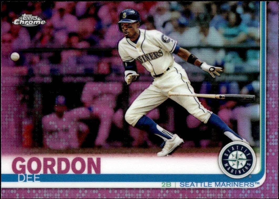 2019 Topps Chrome Dee Gordon #196 trading card