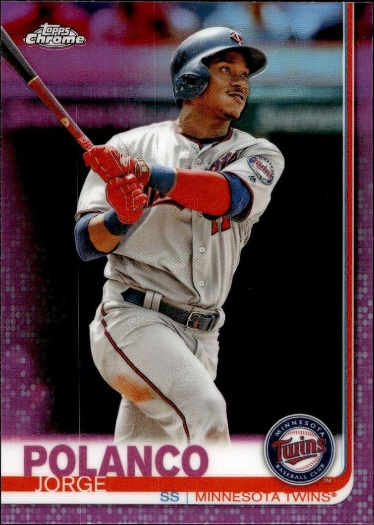 2019 Topps Chrome Jorge Polanco #81 trading card