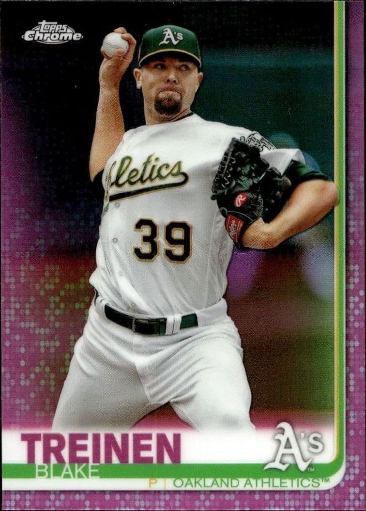 2019 Topps Chrome Blake Treinen #144 trading card