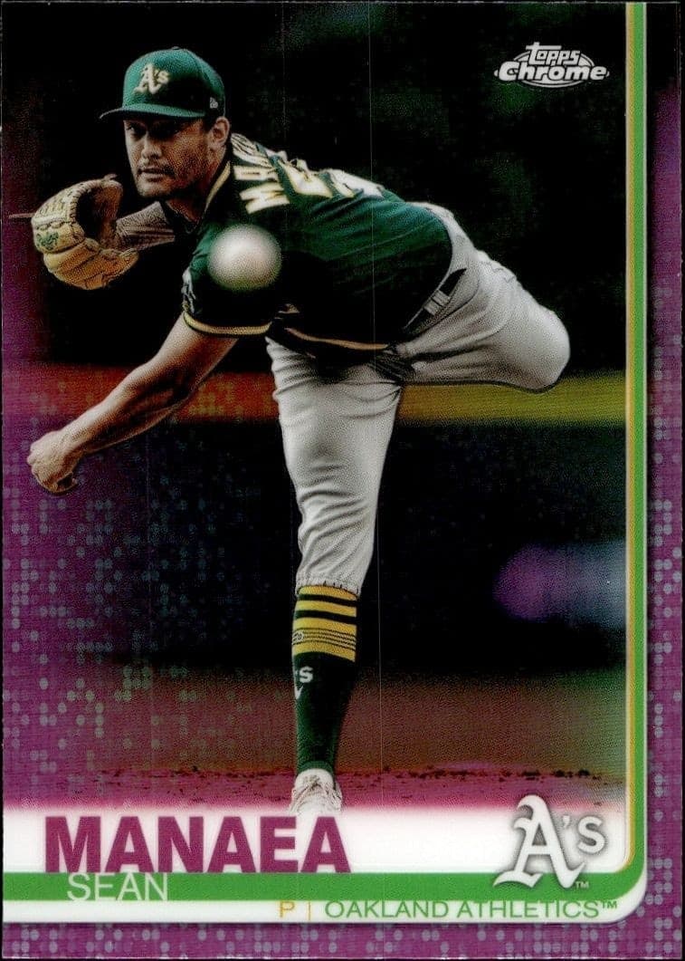 2019 Topps Chrome Sean Manaea #170 trading card