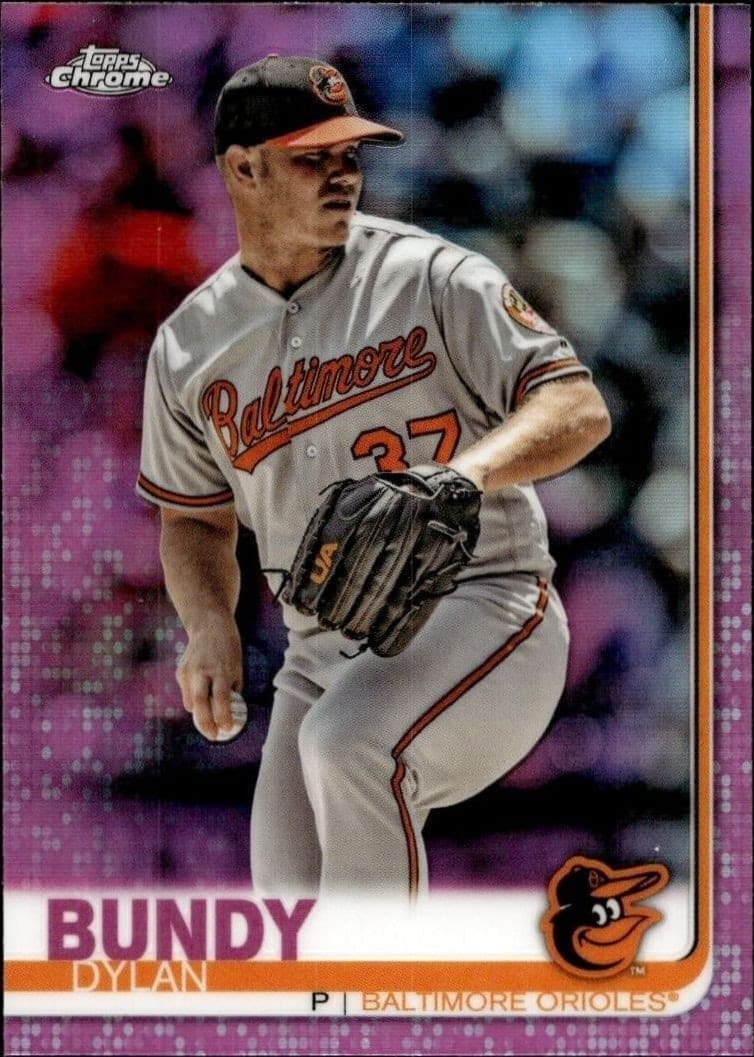 2019 Topps Chrome Dylan Bundy #5 trading card
