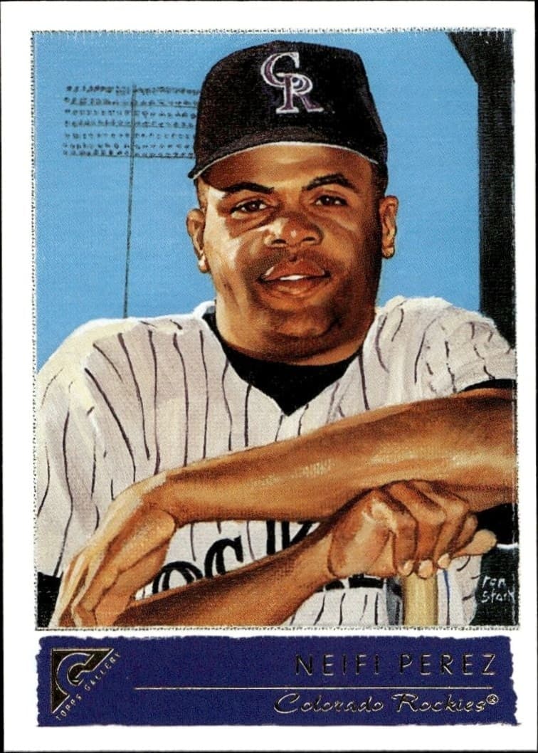 2001 Topps Gallery Neifi Perez #78 trading card