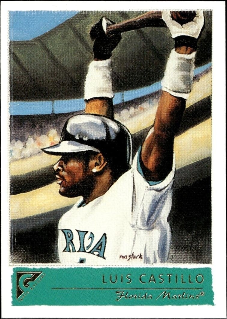 Luis Castillo 2001 Topps Gallery #86 Baseball Trading Card - Front 2001 Topps Gallery Luis Castillo #86 baseball trading card front