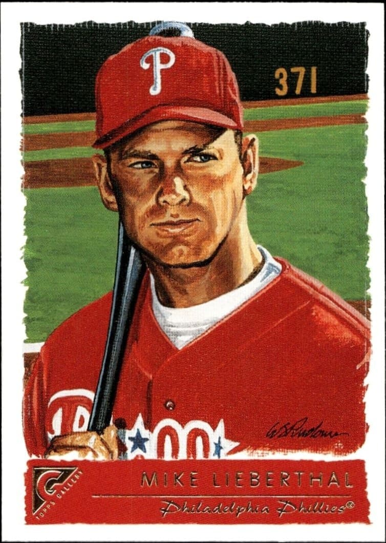 2001 Topps Gallery Mike Lieberthal #98 trading card
