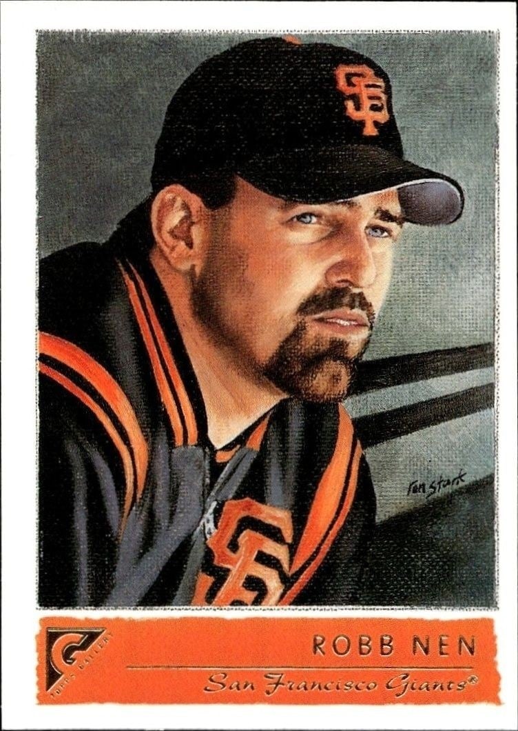 Robb Nen 2001 Topps Gallery #54 Baseball Trading Card - Front 2001 Topps Gallery Robb Nen #54 baseball trading card front