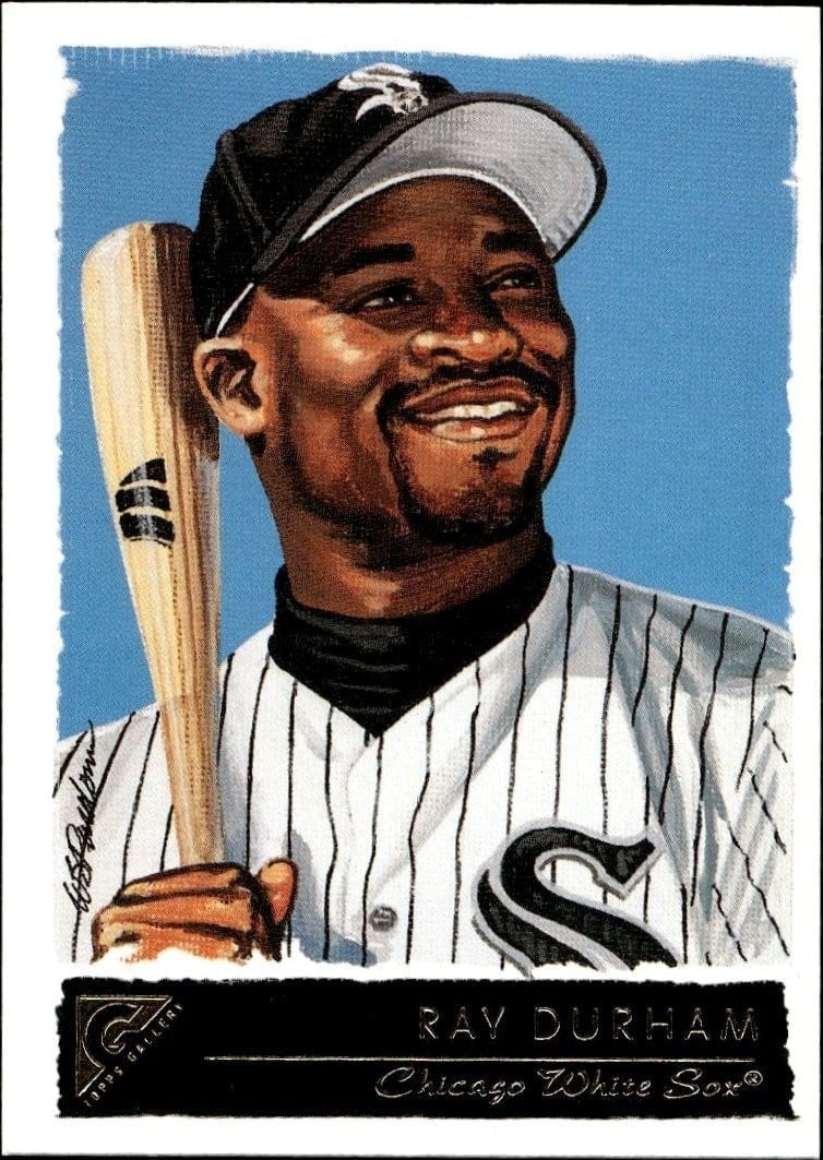 Ray Durham 2001 Topps Gallery #58 Baseball Trading Card - Front 2001 Topps Gallery Ray Durham #58 baseball trading card front