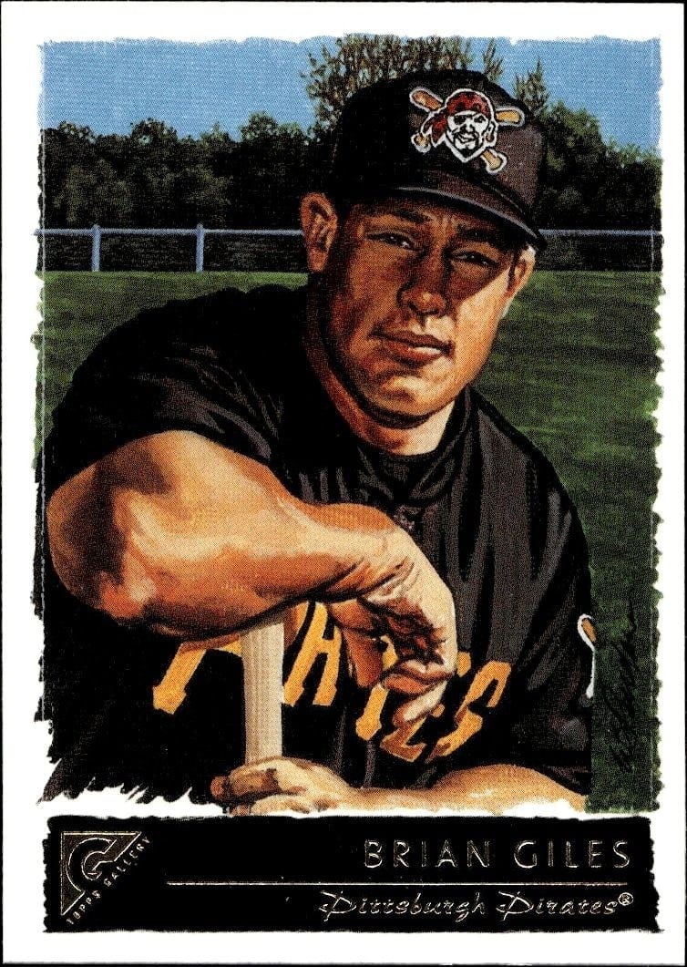 Brian Giles 2001 Topps Gallery #53 Baseball Trading Card - Front 2001 Topps Gallery Brian Giles #53 baseball trading card front