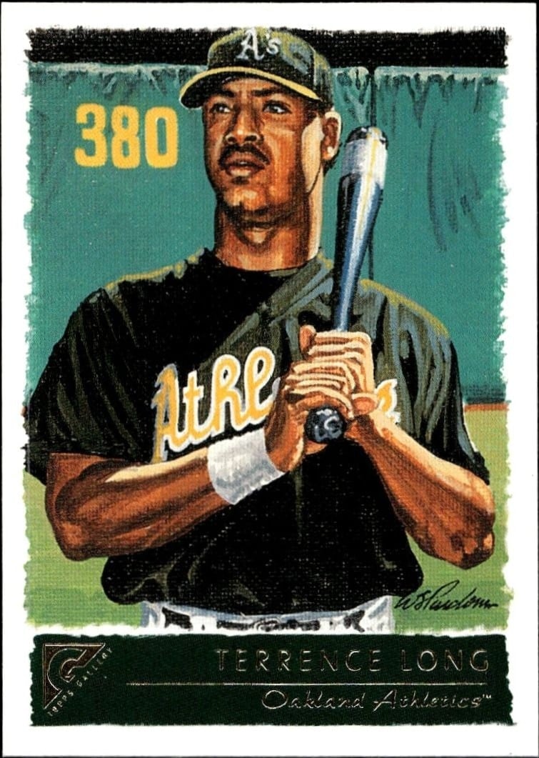 Terrence Long 2001 Topps Gallery #40 Baseball Trading Card - Front 2001 Topps Gallery Terrence Long #40 baseball trading card front