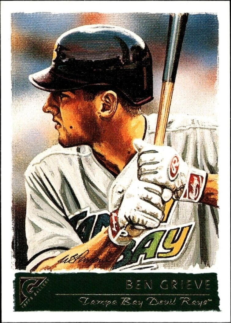Ben Grieve 2001 Topps Gallery #32 Baseball Trading Card - Front 2001 Topps Gallery Ben Grieve #32 baseball trading card front
