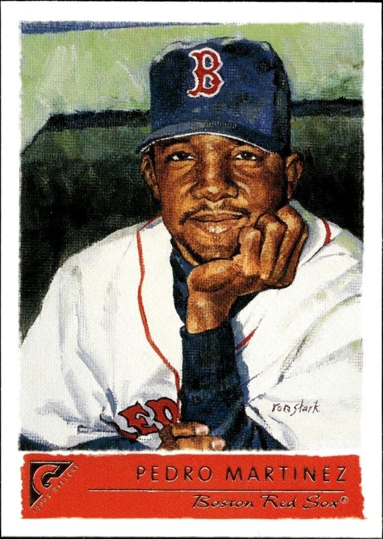 Pedro Martinez 2001 Topps Gallery #23 Baseball Trading Card - Front 2001 Topps Gallery Pedro Martinez #23 baseball trading card front