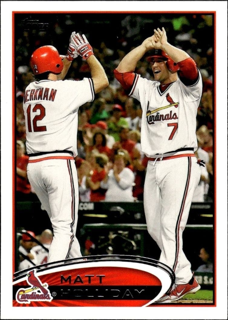 2012 Topps Series 1 Matt Holliday #320 trading card