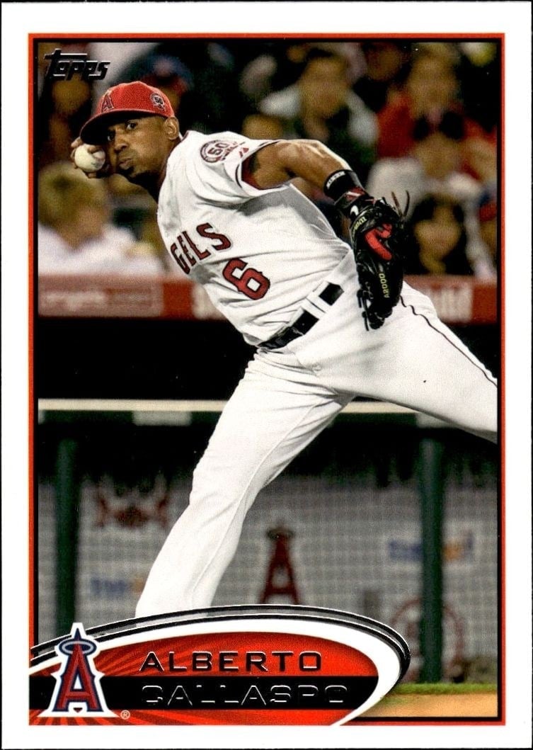 2012 Topps Series 1 Alberto Callaspo #189 trading card