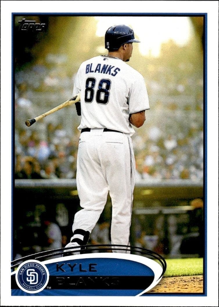 2012 Topps Series 1 Kyle Blanks #261 trading card