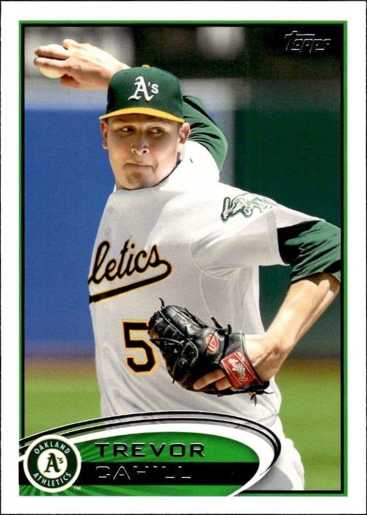 2012 Topps Series 1 Trevor Cahill #2 trading card