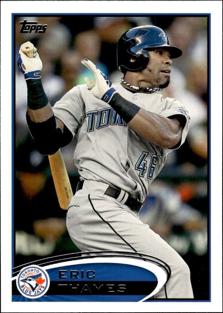 2012 Topps Series 1 Eric Thames #293 trading card