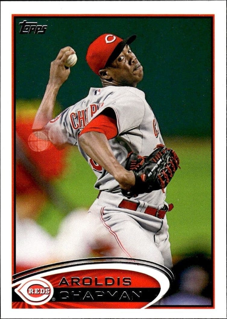 2012 Topps Series 1 Aroldis Chapman #265 trading card