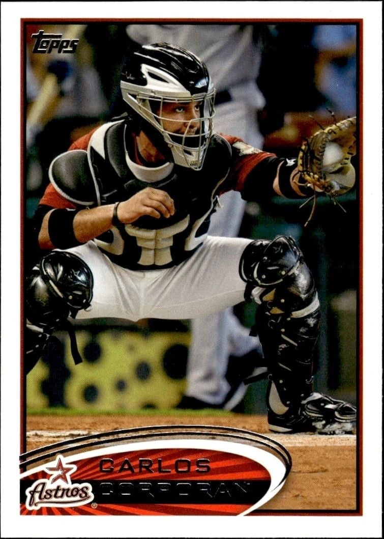2012 Topps Series 1 Carlos Corporan #266 trading card