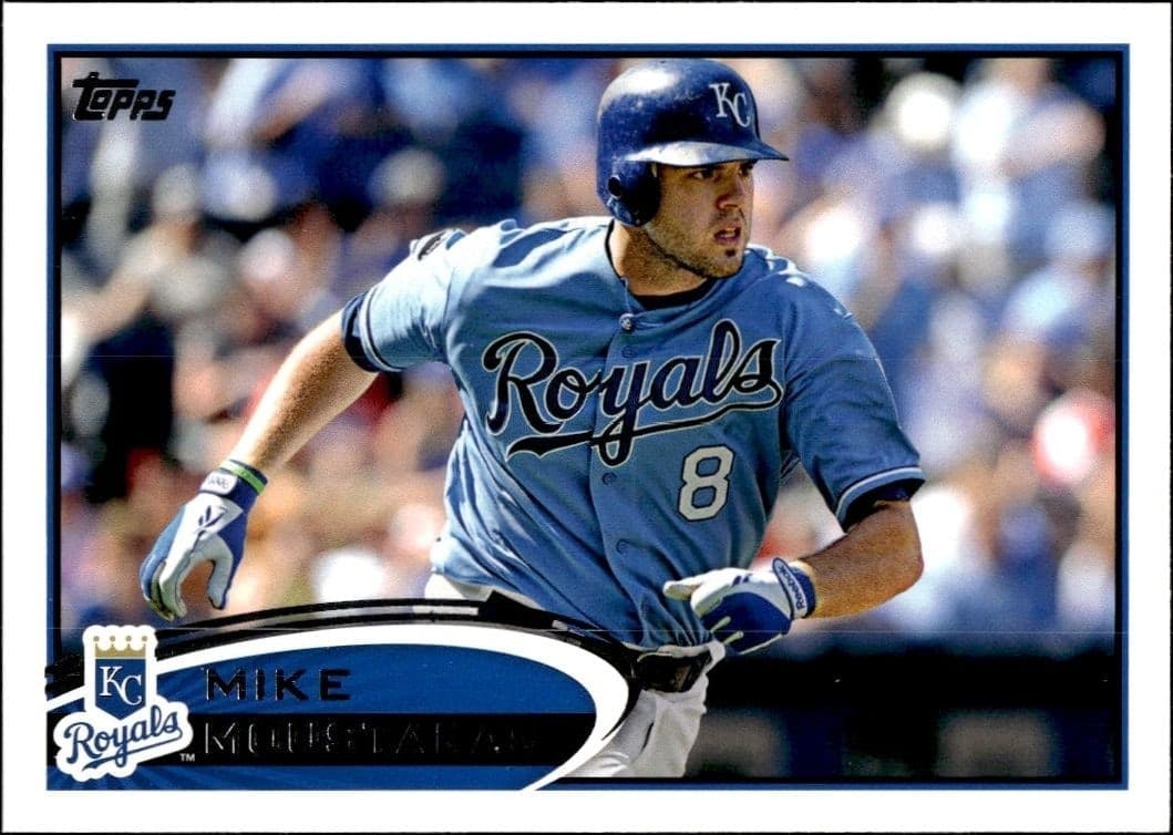 2012 Topps Series 2 Mike Moustakas #642 trading card