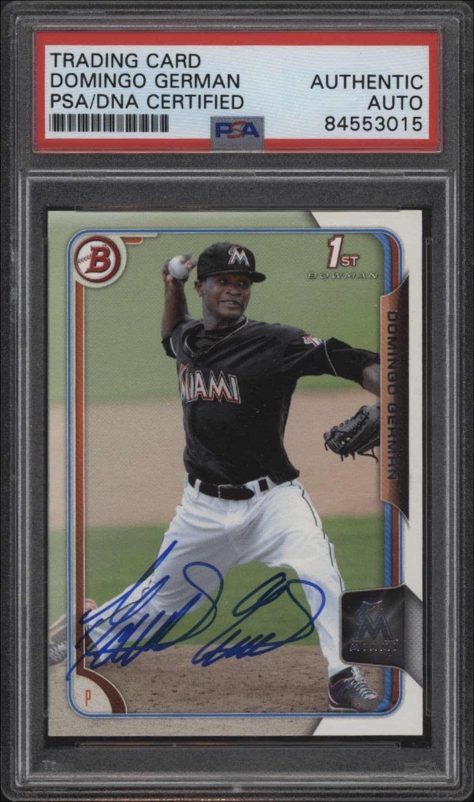 2015 Bowman Domingo German #BP118 trading card