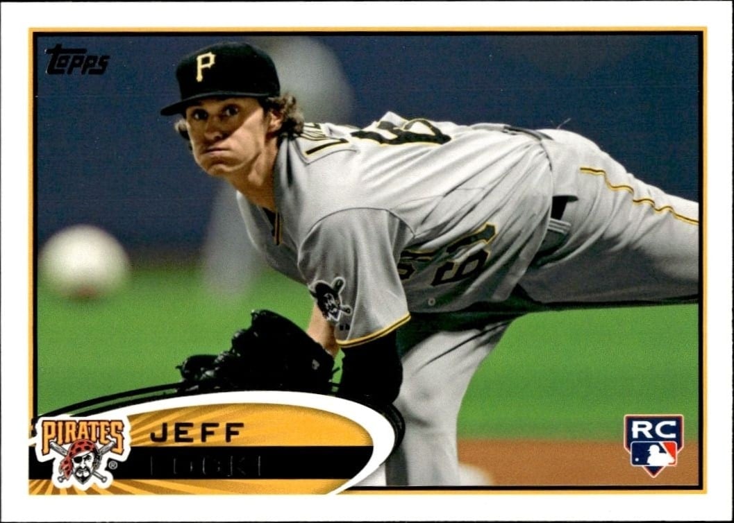 Jeff Locke 2012 Topps #410 Baseball Trading Card - Front 2012 Topps Jeff Locke #410 baseball trading card front