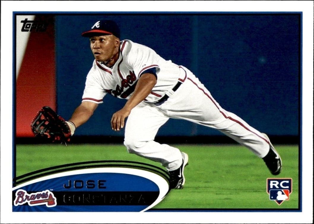 Jose Constanza 2012 Topps #338 Baseball Trading Card - Front 2012 Topps Jose Constanza #338 baseball trading card front
