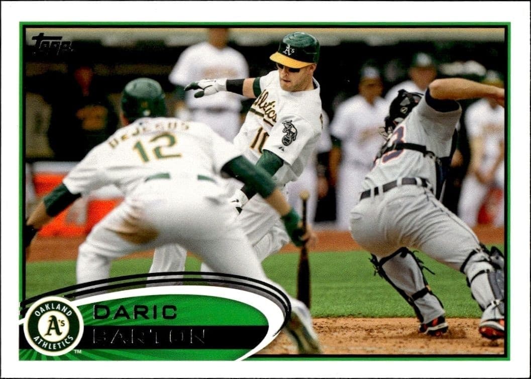 2012 Topps Series 2 Daric Barton #584 trading card