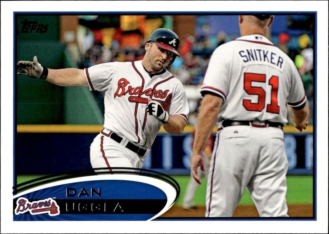 2012 Topps Series 2 Dan Uggla #565 trading card