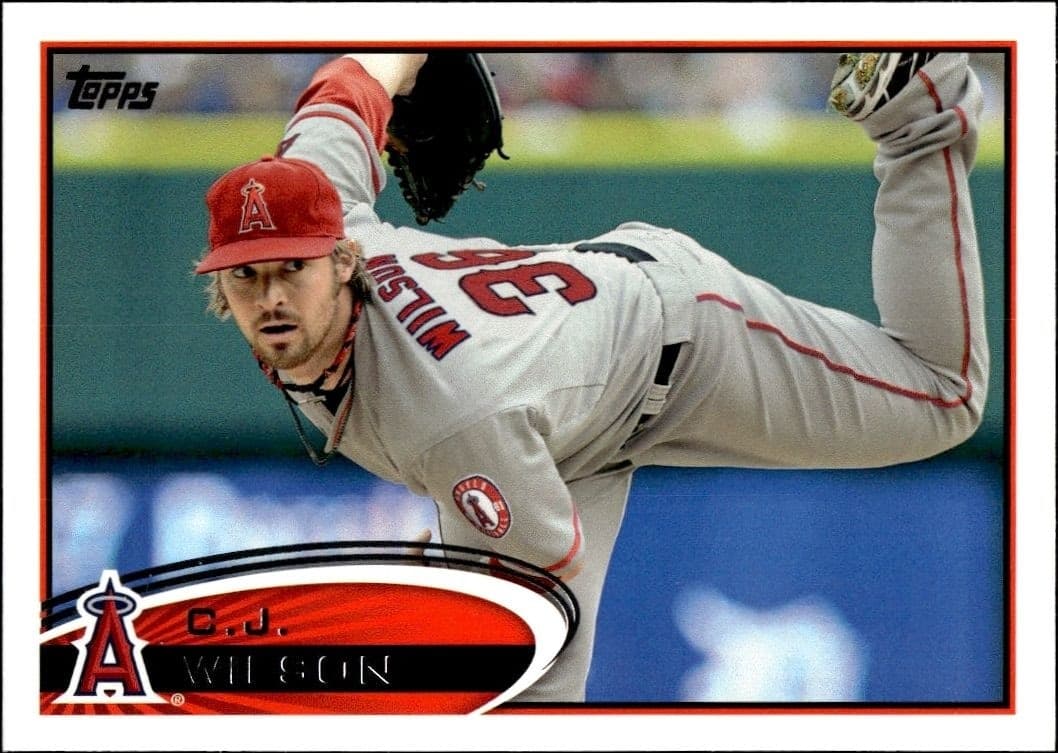 2012 Topps Series 2 C.J. Wilson #613 trading card