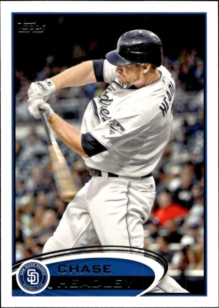 Chase Headley 2012 Topps #388 Baseball Trading Card - Front 2012 Topps Chase Headley #388 baseball trading card front